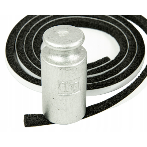 Samolepiace tesnenie na dvere 10mm 1x200cm U10s