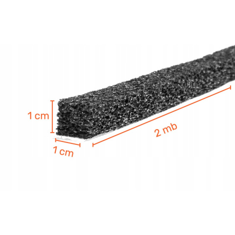 Samolepiace tesnenie na dvere 10mm 1x200cm U10s
