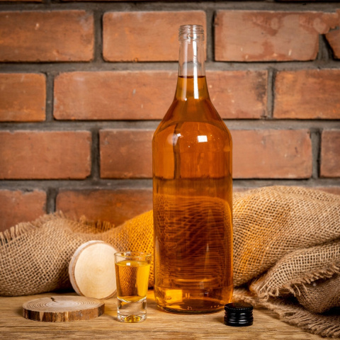 Sklenená fľaša 1000ml 30cm MONOPOL