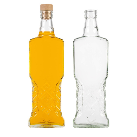 Sklenená fľaša 500ml 25cm UKRAINKA