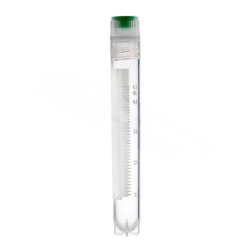 Cryo-Röhrchen 5,0 ml, runder Boden, selbststehend, Innengewinde, Verpackung 25 Stück