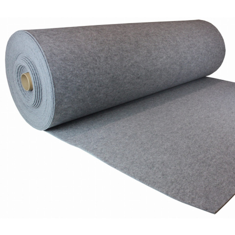 Szürke műszaki filcszövet 5,5mm 150x50cm 750g/m²