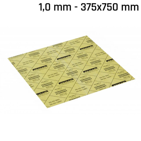 Tömítőlemez TEMAC Temafast 375x750x1,0mm