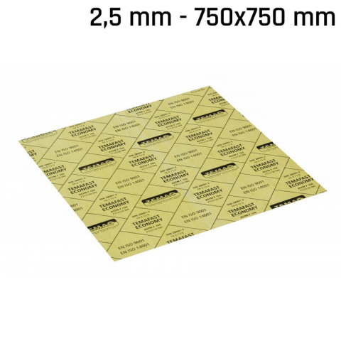 Tesniaca doska TEMAC Temafast 750x750x2,5 mm