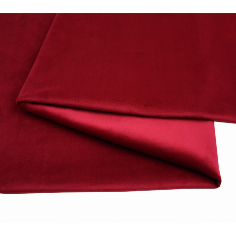 Tkanina aksamitná velúr VELVET poťahová bordová 50x145cm