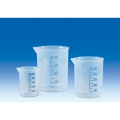 Tubo PP 150 ml con scala blu VITLAB