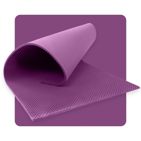Akustický panel pena VLNY 200×100 cm 5 cm fialový