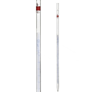 Pipette multicanaux, 1 ml, classe AS, avec bande Schellbach