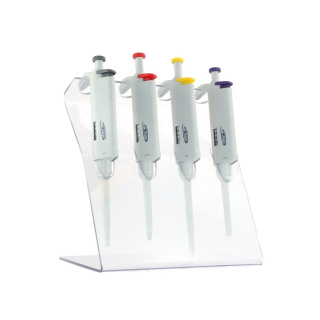 Support pour pipettes automatiques, 4 emplacements – PMMA (plexiglas), laboratoire