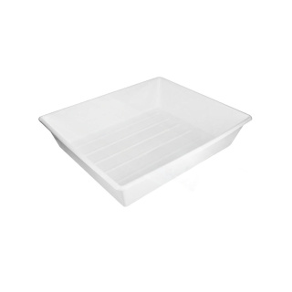 Plateau de laboratoire en PVC – 200 × 150 × 45 mm