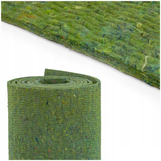 Tapis en feutre insonorisant poreux sans colle 10mm 100x100cm vert