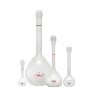 Bouteille de mesure en PP avec bouchon à vis - 100 ml