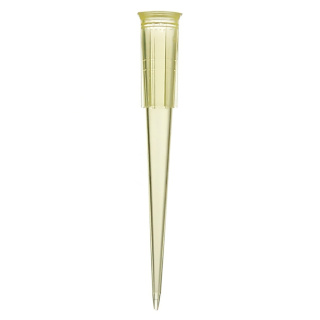 Pointeaux pour pipettes de type Gilson, 200 µl, jaunes, col long – 1000 pcs, non stériles