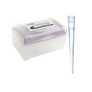 Pointeaux pour pipettes avec filtre, 50 µl, stériles, sans DNase et RNase – 96 pcs