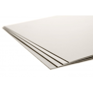 Plaque alpaga (nouvel argent) MZn12 | Demi-dur CuNi12Zn24