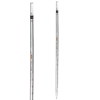 Pipette multicanaux, 2 ml, classe B, graduation brune, "0" en haut