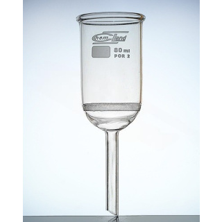 Entonnoir filtrant cylindrique avec disque fritté G2, 35 ml, diamètre 30 mm