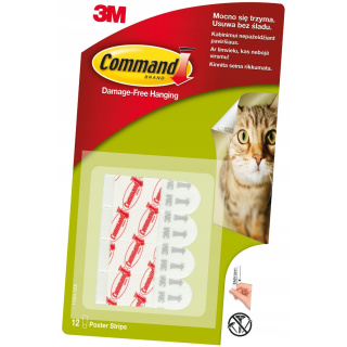 Command bandelettes adhésives petites - S (12 pcs)