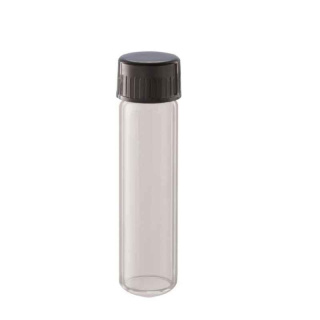 Skúmavka plochá so skrutkovacím uzáverom 25x95 mm, objem 30 ml, sklo