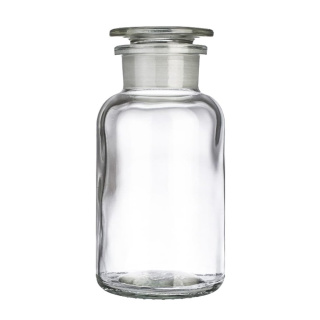 Sklenená fľaša s korkom 500 ml, široké hrdlo, brúsený uzáver