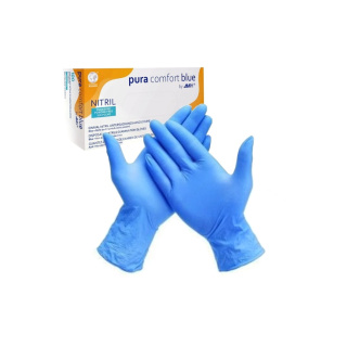Gants en nitrile sans poudre, taille L – paquet de 100 pièces