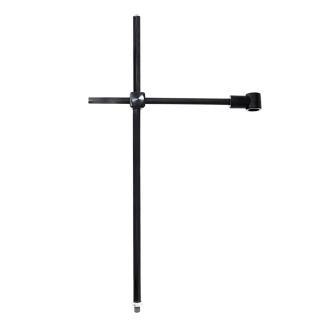 Support de capteur de température PT1000-A (nouveau type), noir, Ø 10 mm, longueur 450 mm, bras 250 mm, pour les mélangeurs de la série MS-H