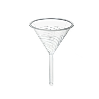 Entonnoir Urbanti de PMP, 30 ml – transparent, diamètre 51 mm, avec poignée longue, pour filtration
