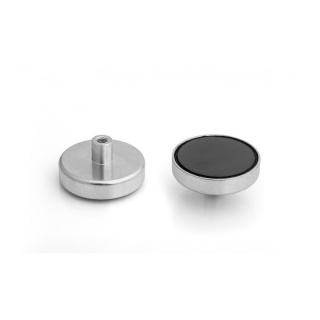 Support magnétique en ferrite UM 63x14xM8 intérieur x 30