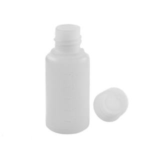 Bouteille 25 ml en HDPE et bouchon