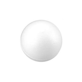 Boule en polystyrène 3 cm blanche pour décorations