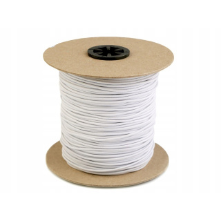 Élastique rond pour couture 2 mm 10 m élastique rond blanc pour vêtements