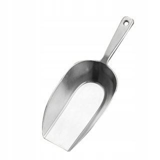 Spatule métallique en aluminium pour cire et produits en poudre 350 ml