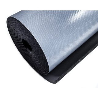 Mousse isolante autocollante, caoutchouc étanche 9mm 25x100cm ISOLMAT M09S