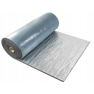 Bande d'étanchéité adhésive mousse isolante en caoutchouc imperméable avec aluminium 25mm 25x100cm ISOLMAT M25SH