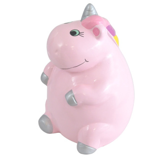 Keramische Spardose Einhorn Farb-Mix