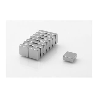 Aimant plat en néodyme MPL 12,5x12,5x5 N38