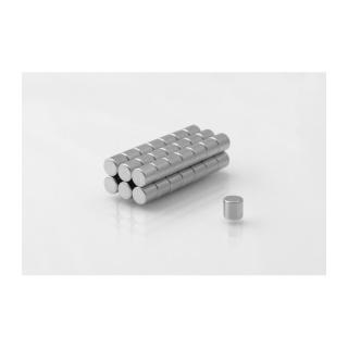 Aimant en néodyme 10 pcs cylindrique MW 4x5 N38