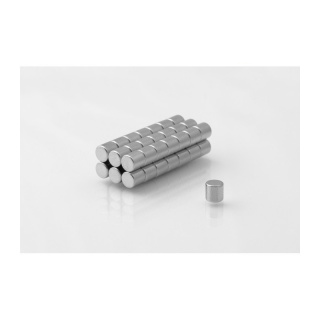 Aimant en néodyme 10 pcs cylindrique MW 5x5 N38
