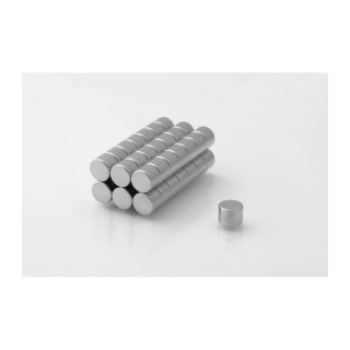 Aimant néodyme 10pcs cylindre MW 8x6 N38