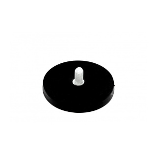 Support magnétique en néodyme dans un boîtier en caoutchouc UM 66x8,5xM8 extérieur x 23,5