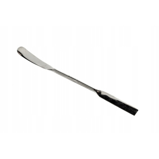 Spatule double face 180 mm, courbée d'un côté