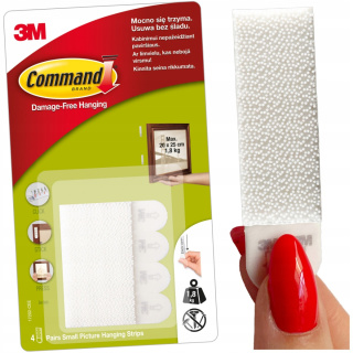 Bandes pour fixer le cadre au mur 4 pcs 1,8Kg