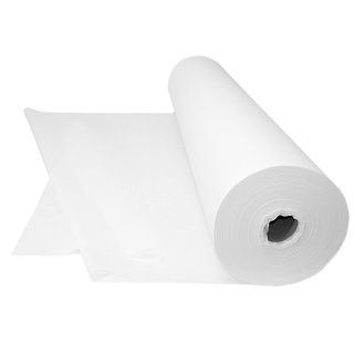 Tissu non tissé en polyester blanc largeur 160 cm 40 g/m²