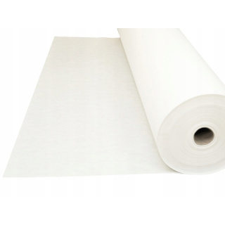 Tissu non tissé en polyester blanc largeur 160 cm