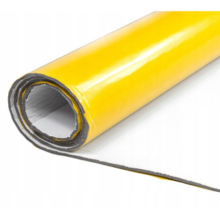 Mousse autocollante 5mm 25x100cm film blanc pour insonorisation LT5