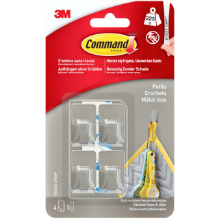 Crochets adhésifs muraux Command 4 pcs