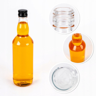 Bouteille en verre 500 ml 24 cm MONOPOL