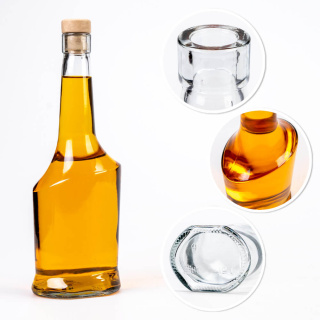 Bouteille en verre 500ml 25cm AISHA