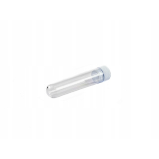 Tube à essai PS 16x65mm avec bouchon lisse 50pcs