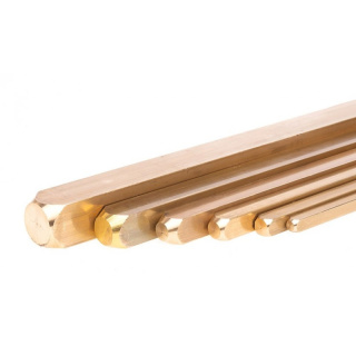 Barre carrée en laiton 1m 20x20mm tige métallique